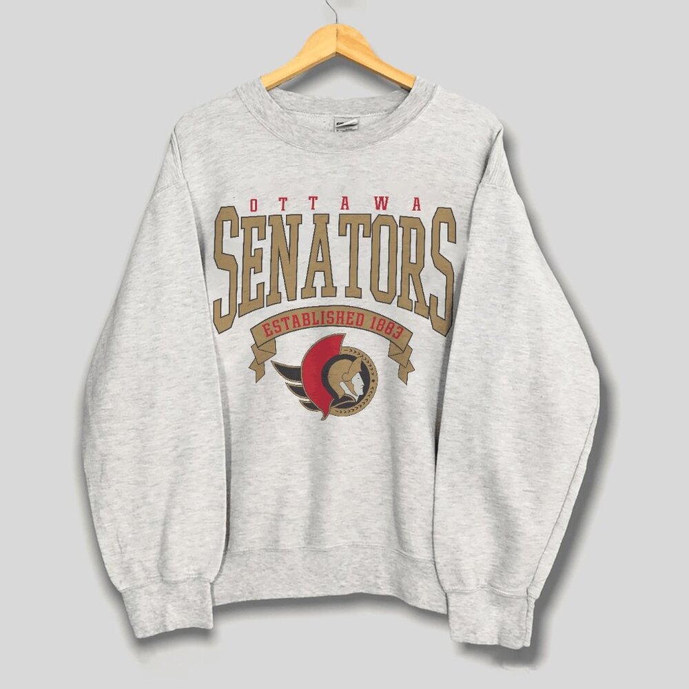 Vintage Ottawa Senators Hockey Sweatshirt, Vintage NHL Ottawa Senators Shirt Tee